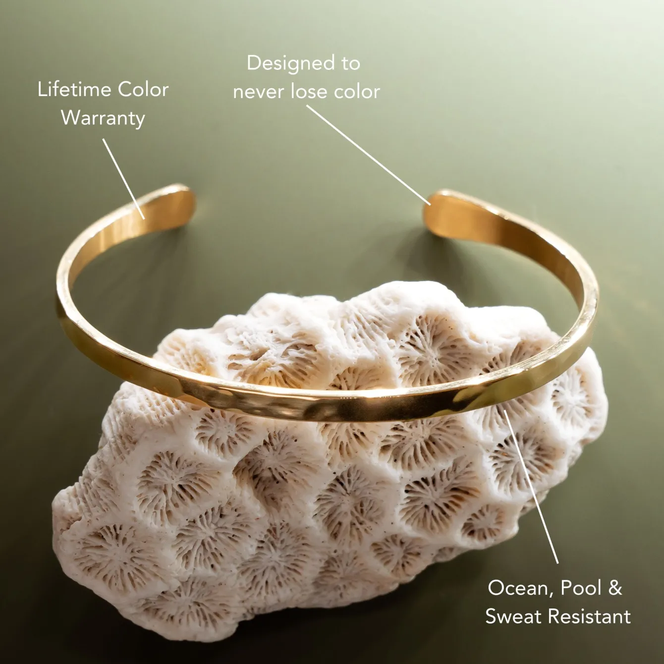 Atolea Jewelry Bracelets<Hammered Cuff