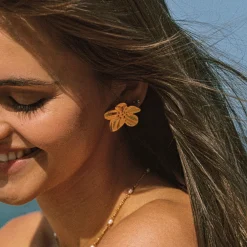 Atolea Jewelry Earrings<Hibiscus Earrings
