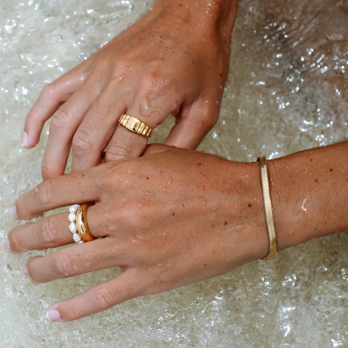 Atolea Jewelry Bracelets<Kauai Herringbone Bracelet