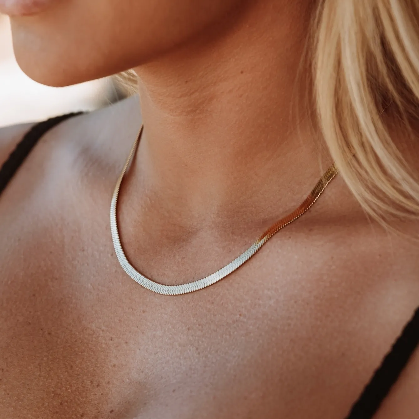 Atolea Jewelry Necklaces<Kauai Herringbone Choker