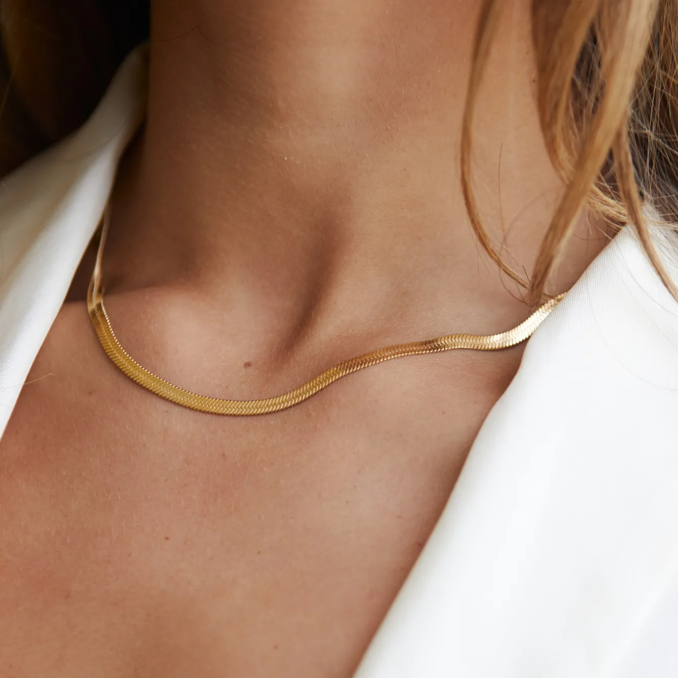 Atolea Jewelry Necklaces<Kauai Herringbone Choker