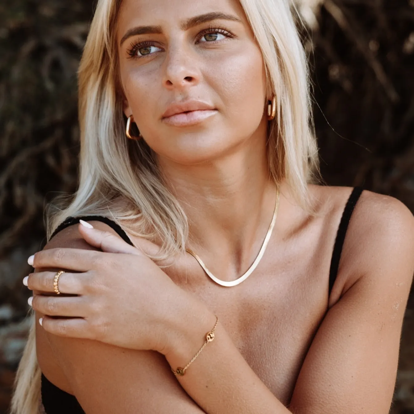 Atolea Jewelry Necklaces<Kauai Herringbone Choker