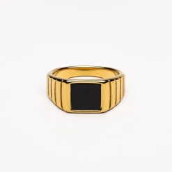 Atolea Jewelry Rings<Kaya Onyx Ring