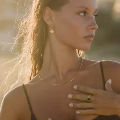 Atolea Jewelry Rings<Kaya Onyx Ring