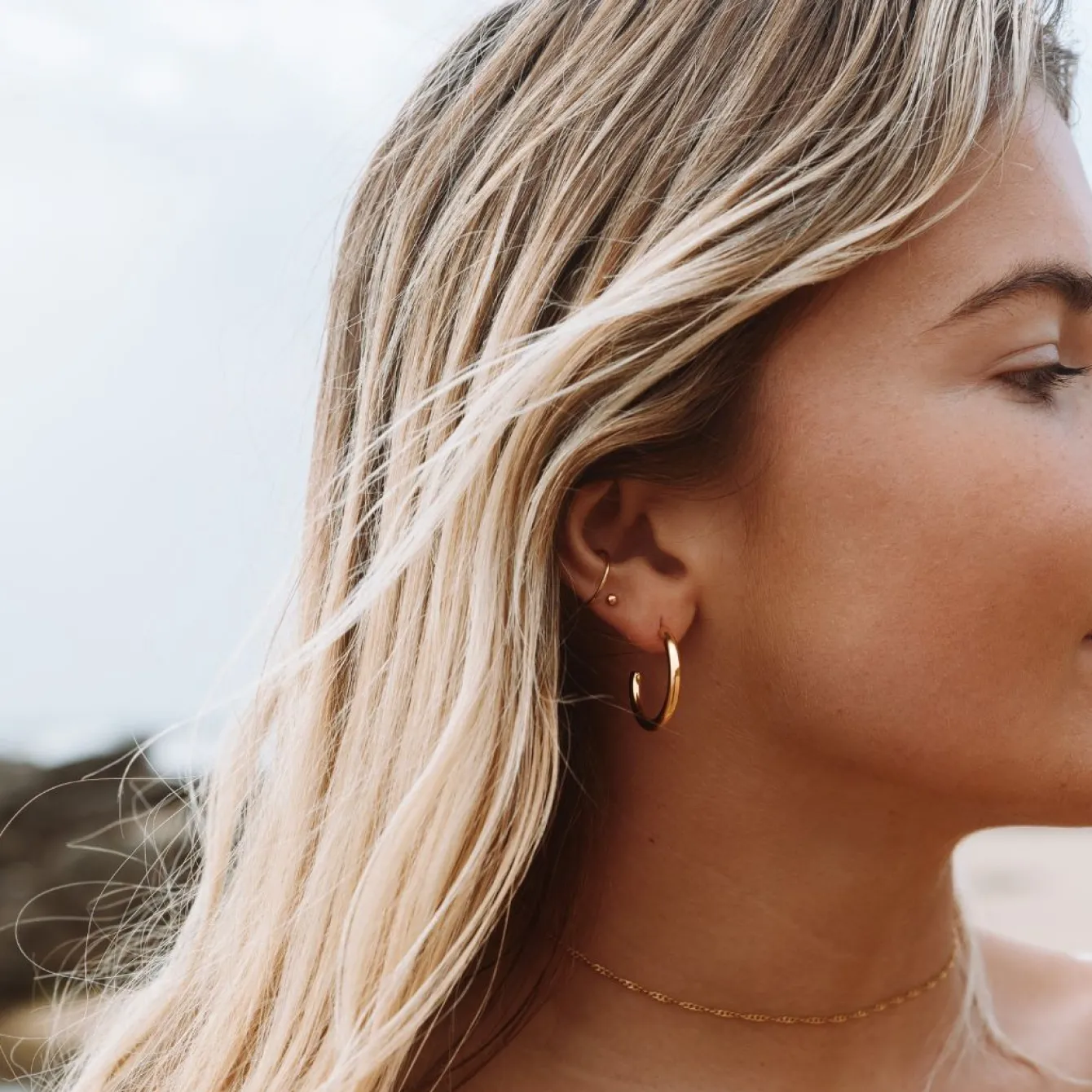 Atolea Jewelry Earrings<Large Hoop Earrings
