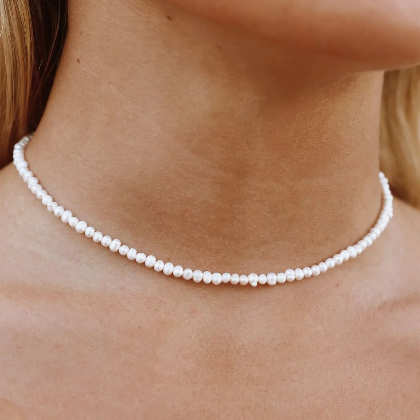 Atolea Jewelry Pearls|Necklaces<Mini Freshwater Pearl Choker