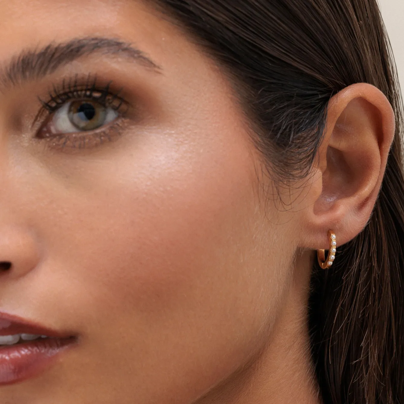Atolea Jewelry Earrings|Pearls<Mini Pearl Hoops