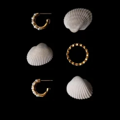 Atolea Jewelry Earrings|Pearls<Mini Pearl Huggies Earrings