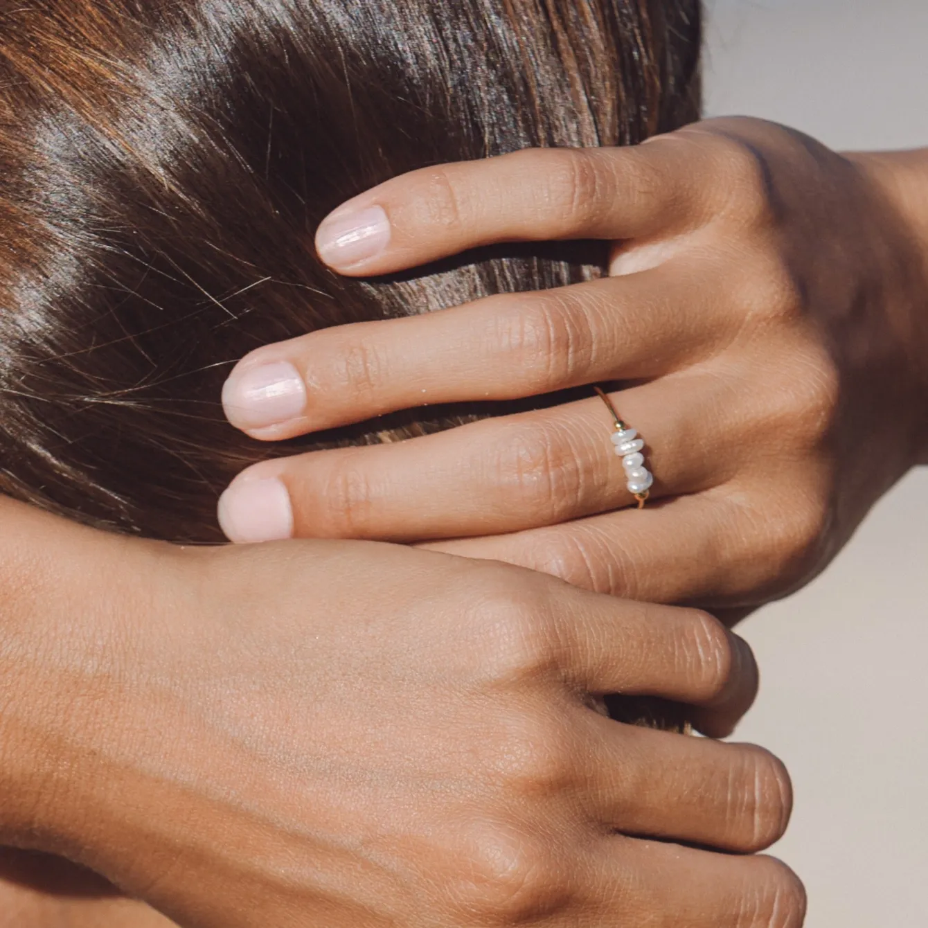 Atolea Jewelry Pearls|Rings<Mini Pearls Ring