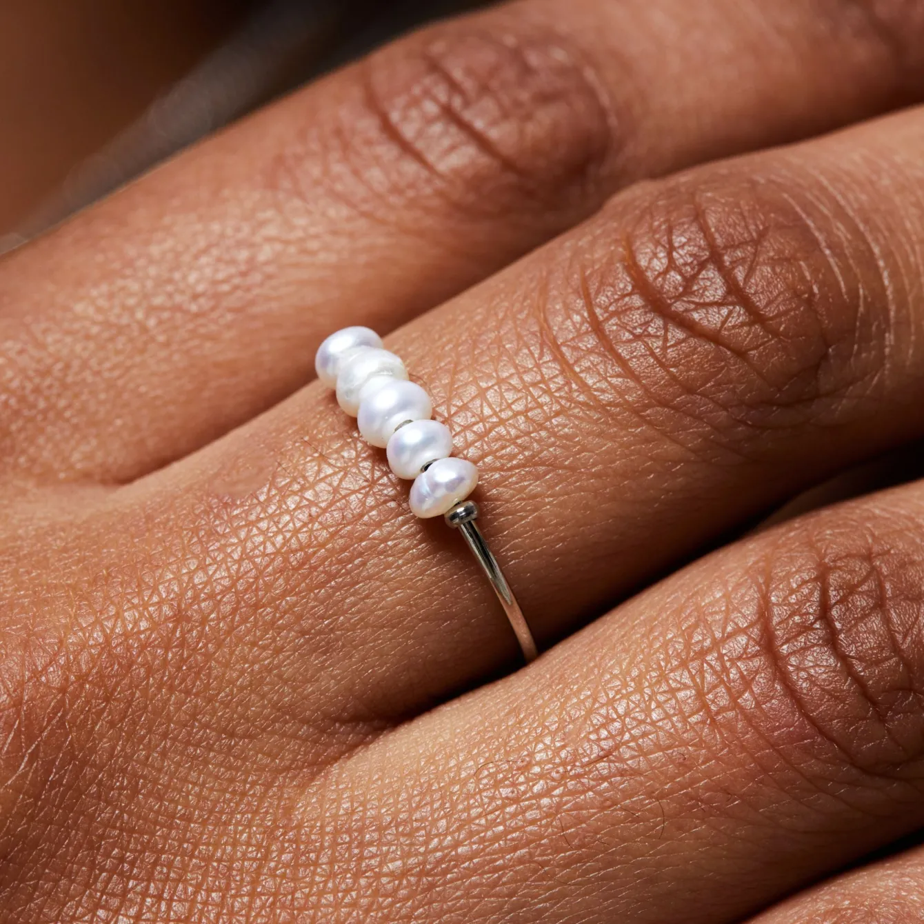 Atolea Jewelry Pearls|Rings<Mini Pearls Ring