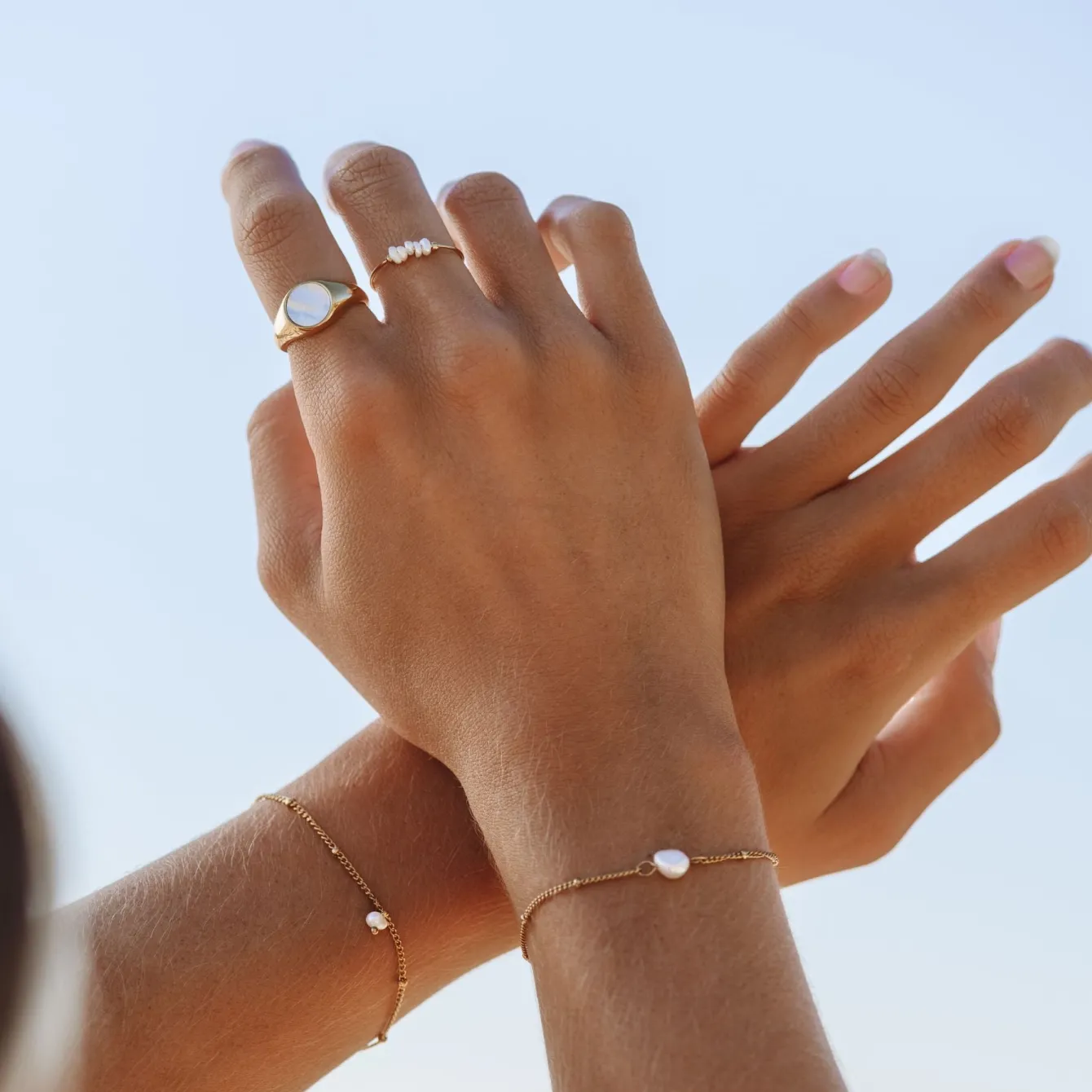 Atolea Jewelry Pearls|Rings<Mini Pearls Ring