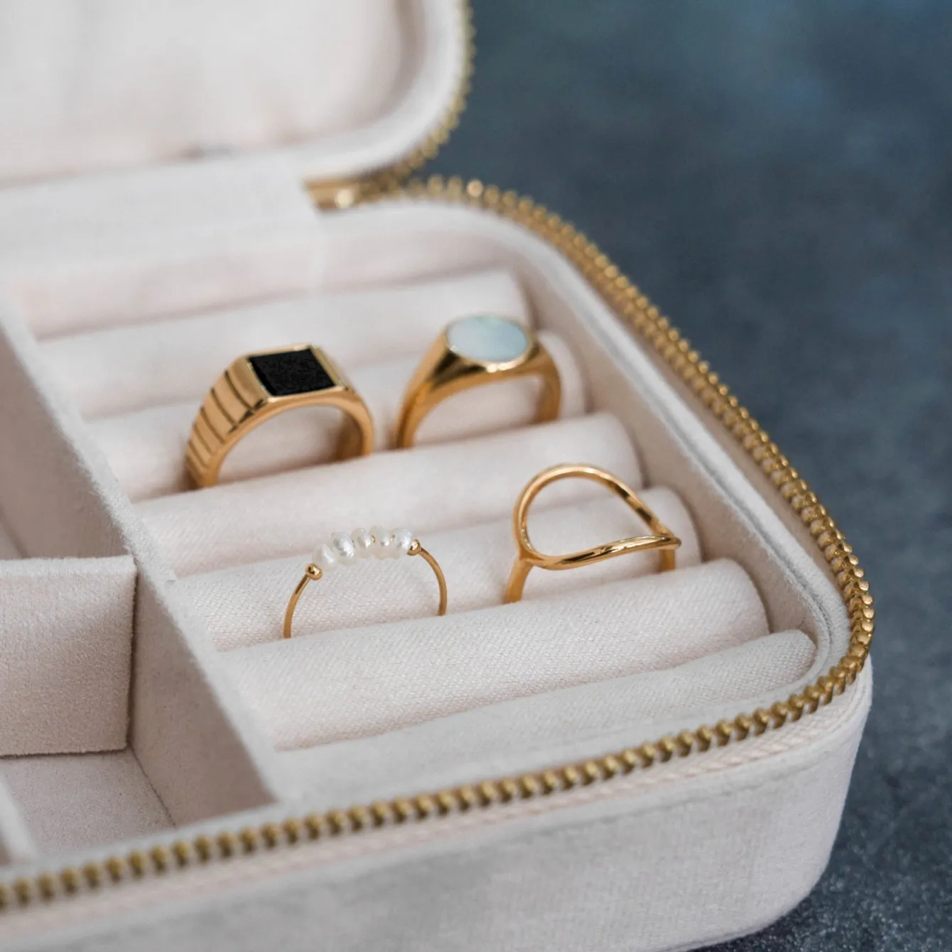Atolea Jewelry Pearls|Rings<Mini Pearls Ring