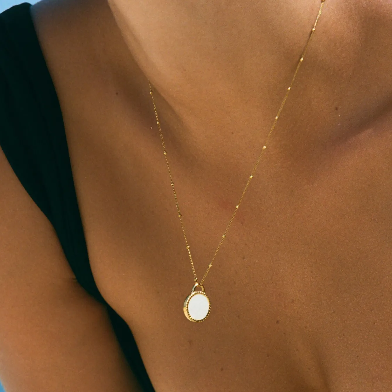 Atolea Jewelry Pearls|Necklaces<Mother of Pearl Pendant