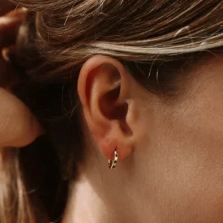 Atolea Jewelry Earrings<Oasis Green Hoops Earrings