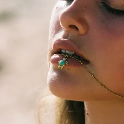 Atolea Jewelry Necklaces<Opal Turtle Necklace