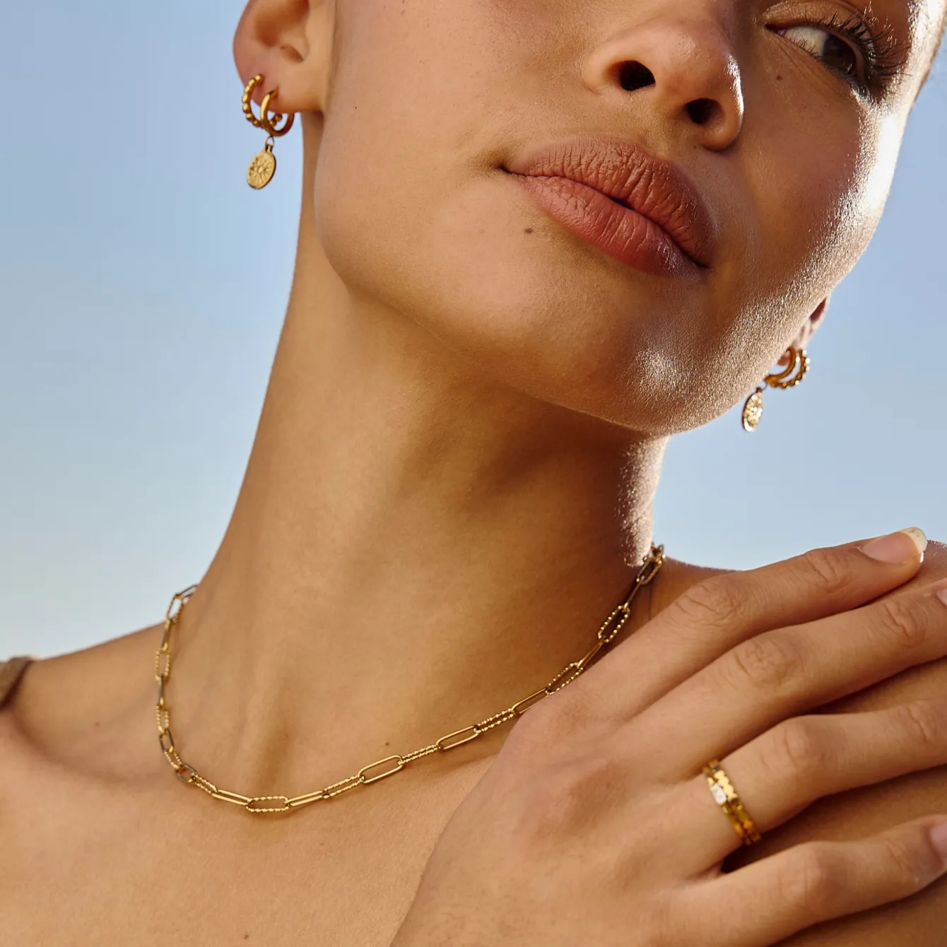 Atolea Jewelry Necklaces<Paperclip Toggle Necklace