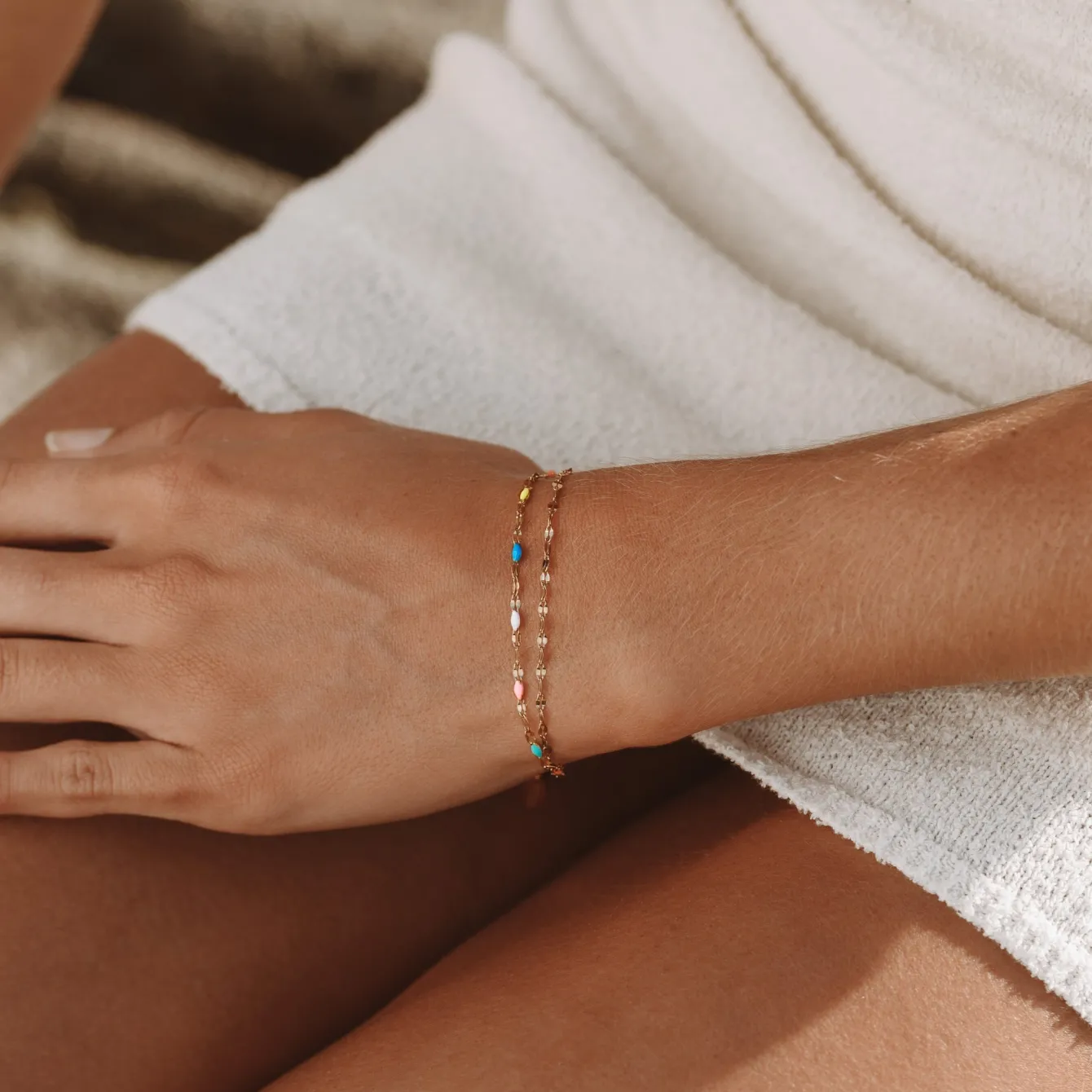 Atolea Jewelry Bracelets<Rainbow Dainty Bracelet