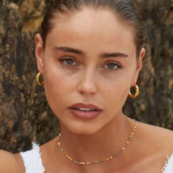 Atolea Jewelry Necklaces<Rainbow Dainty Choker