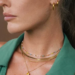 Atolea Jewelry Necklaces<Rainbow Dainty Choker