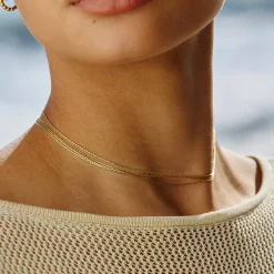 Atolea Jewelry Necklaces<Riviera Layered Choker