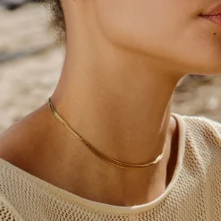 Atolea Jewelry Necklaces<Riviera Layered Choker