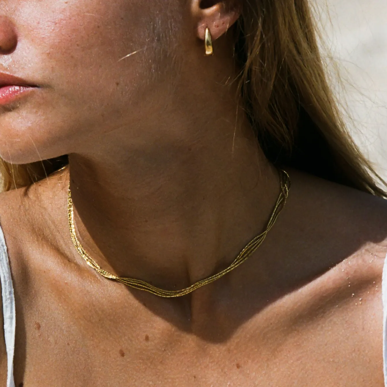 Atolea Jewelry Necklaces<Riviera Layered Choker