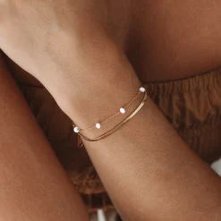 Atolea Jewelry Bracelets|Pearls<Santorini Layered Bracelet