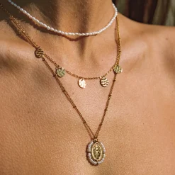 Atolea Jewelry Necklaces<Sun Coins Choker