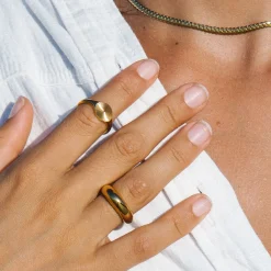 Atolea Jewelry Rings<Sun Signet Ring