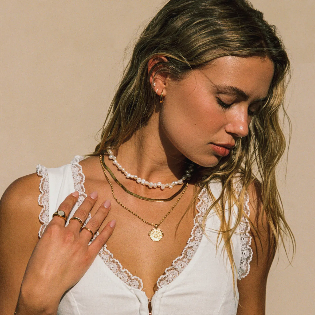 Atolea Jewelry Pearls|Necklaces<Sunseeker Choker