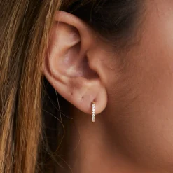 Atolea Jewelry Earrings<Tiny Gold Hoop Earrings