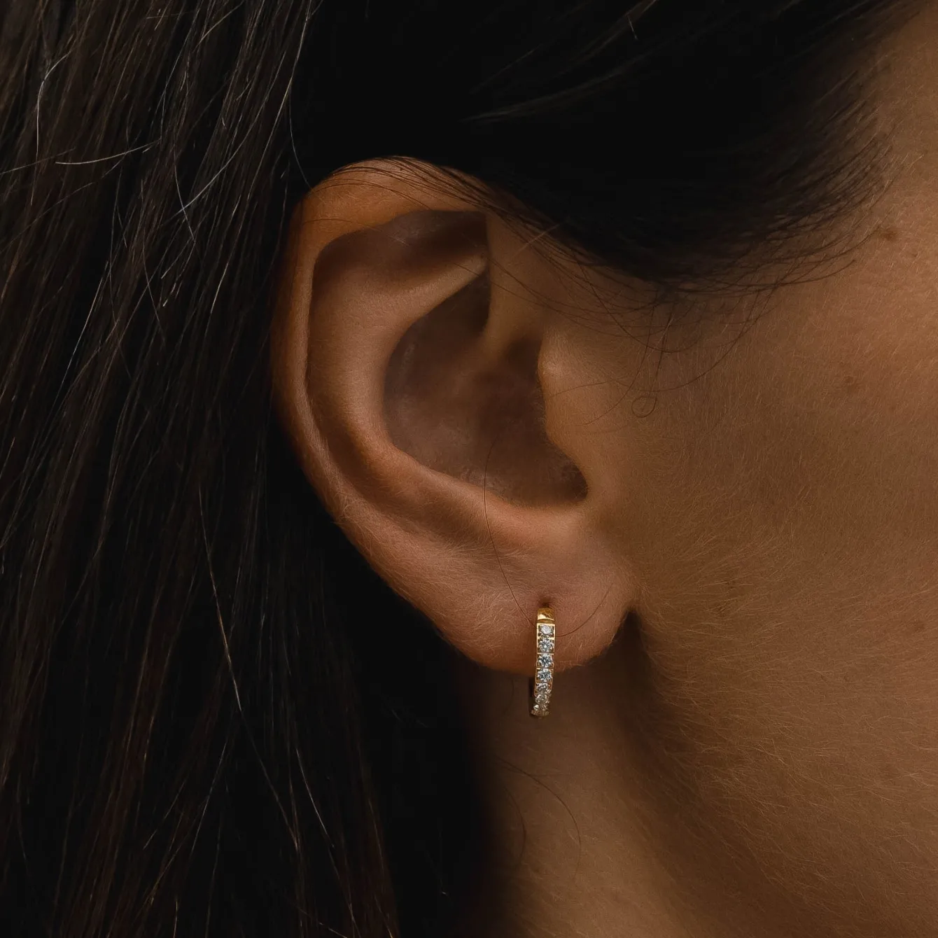 Atolea Jewelry Earrings<Tiny Gold Hoop Earrings