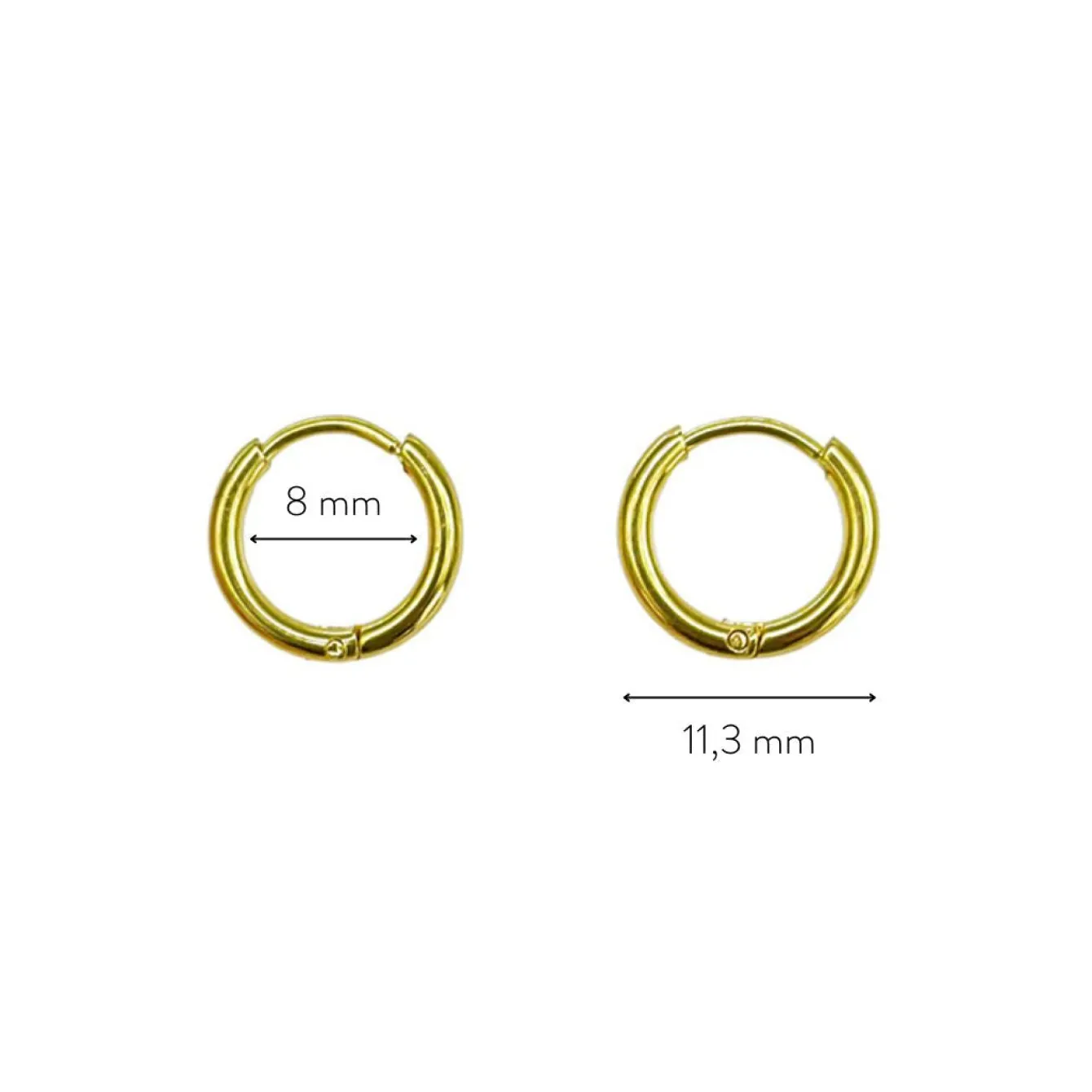 Atolea Jewelry Earrings<Tiny Huggie Hoops