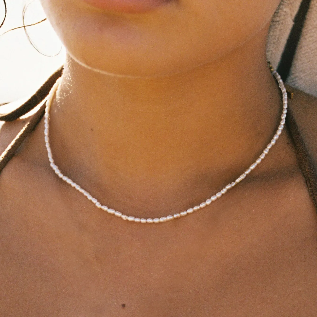 Atolea Jewelry Pearls|Necklaces<Tiny Pearls Choker