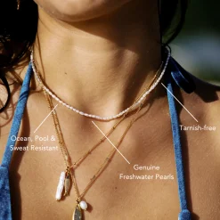 Atolea Jewelry Pearls|Necklaces<Tiny Pearls Choker