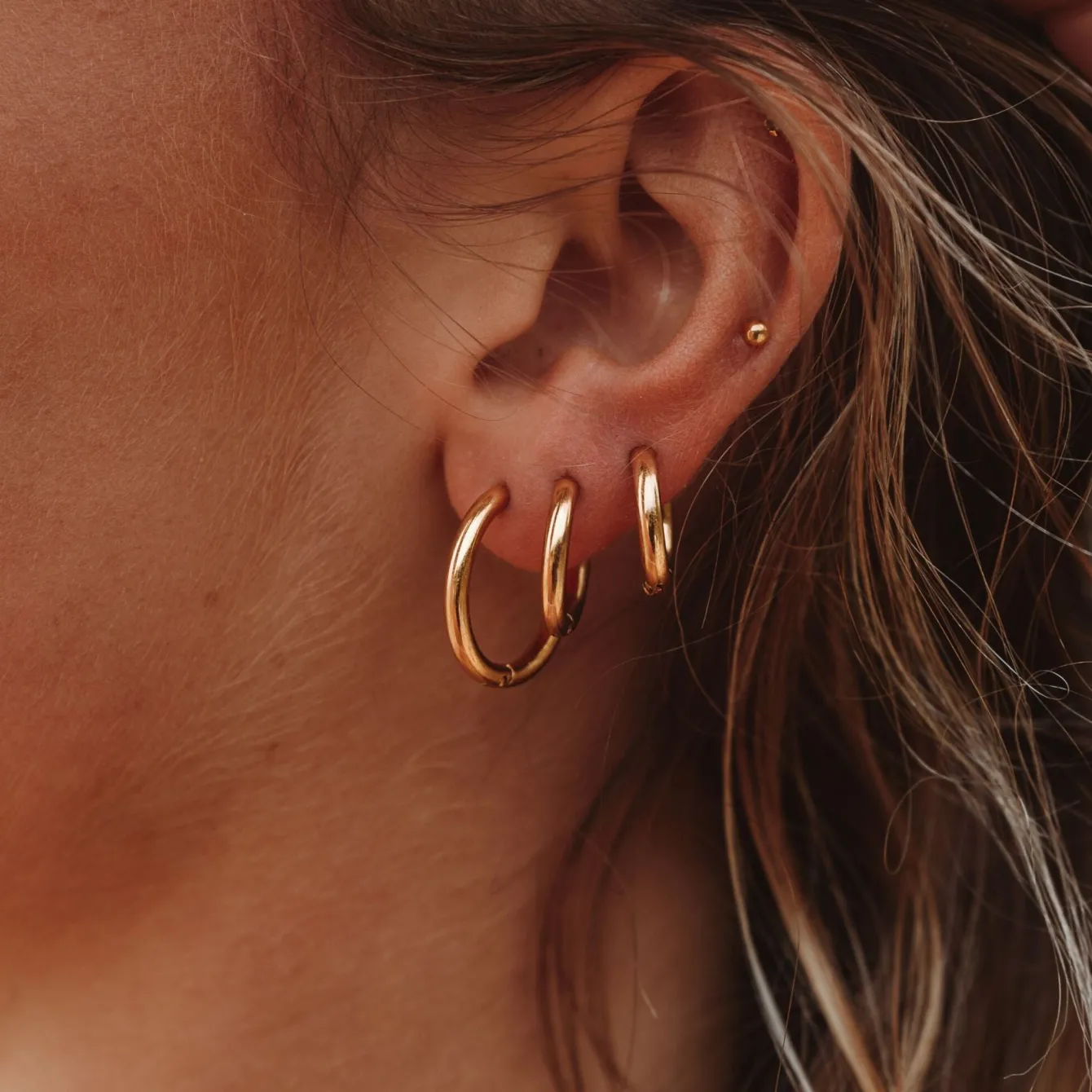 Atolea Jewelry Earrings<Triple Hoop Earrings Bundle