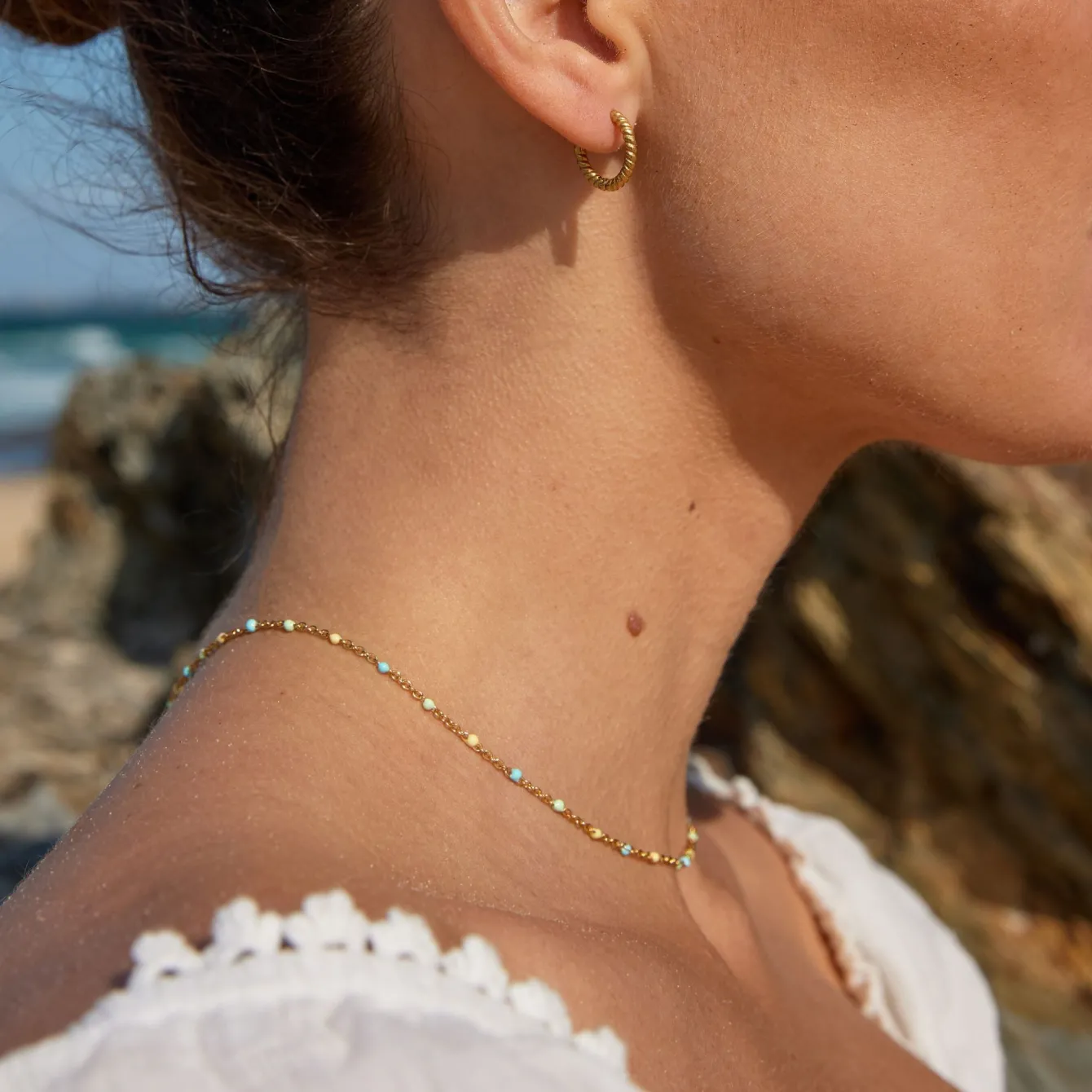 Atolea Jewelry Earrings<Twisted Hoops Earrings