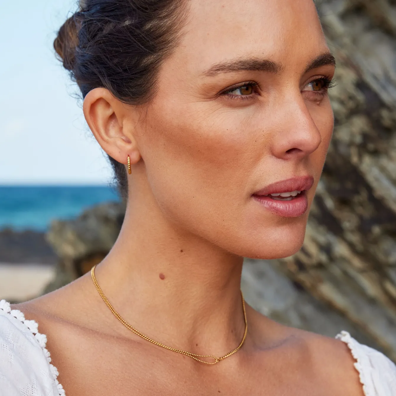 Atolea Jewelry Earrings<Twisted Hoops Earrings