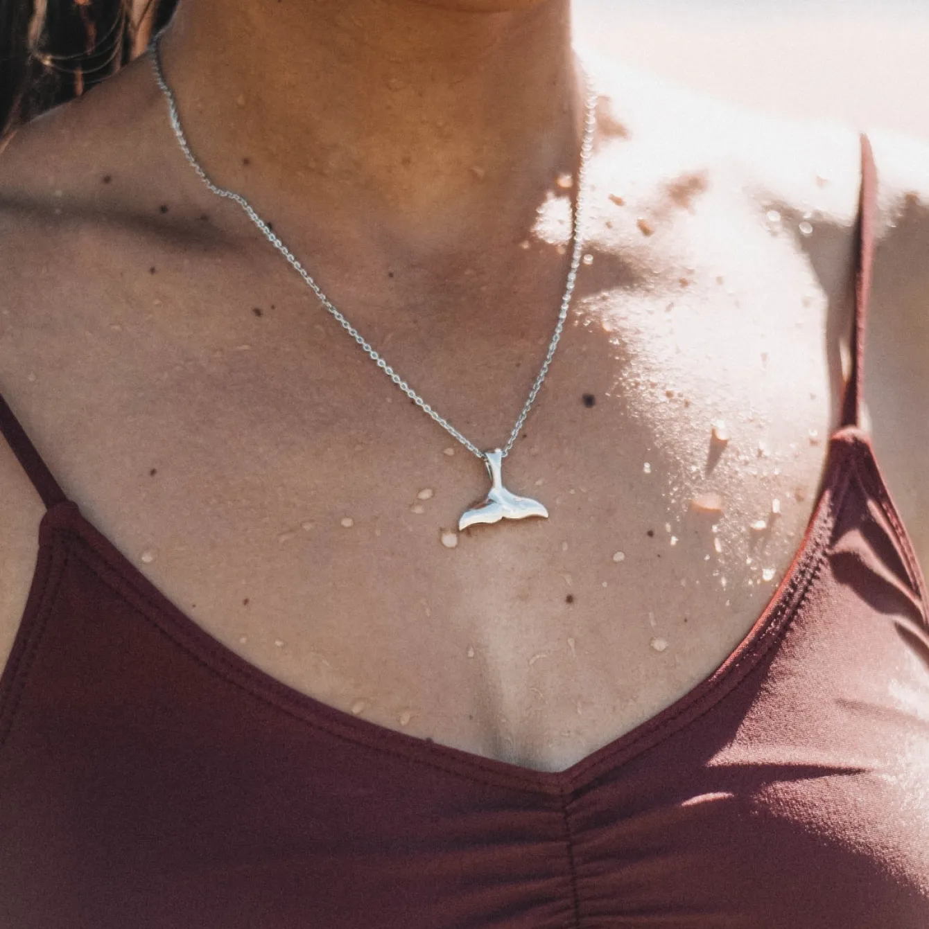 Atolea Jewelry Necklaces<Whale Tail Necklace
