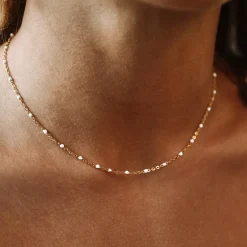 Atolea Jewelry Necklaces<White Beaded Choker